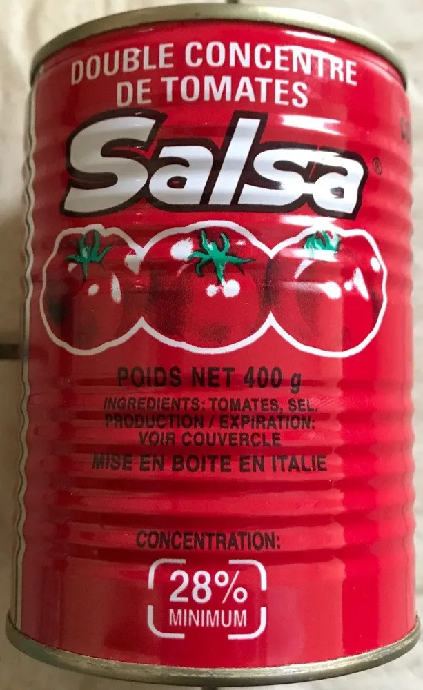 Double concentre de tomates
