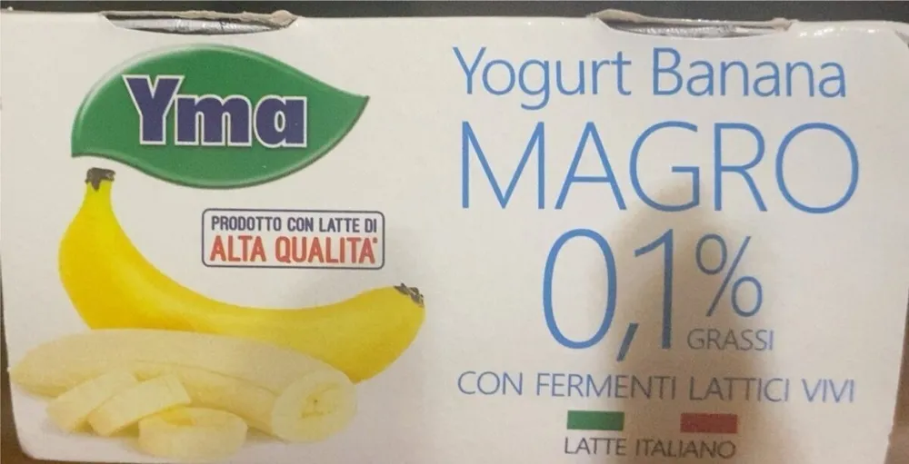 Yogurt banana magro