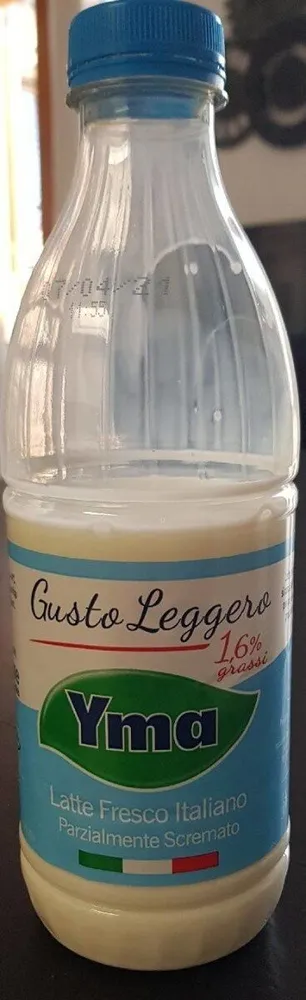 Latte fresco italiano parzialmente scremato