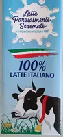 Latte italiano parzialmente scremato UHT