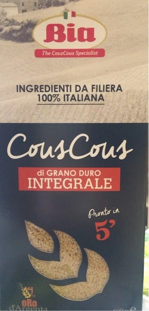 Cous Cous di grano duro integrale
