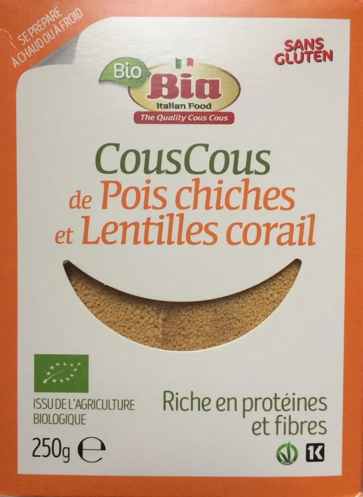Couscous de Pois Chiches et Lentilles Corail