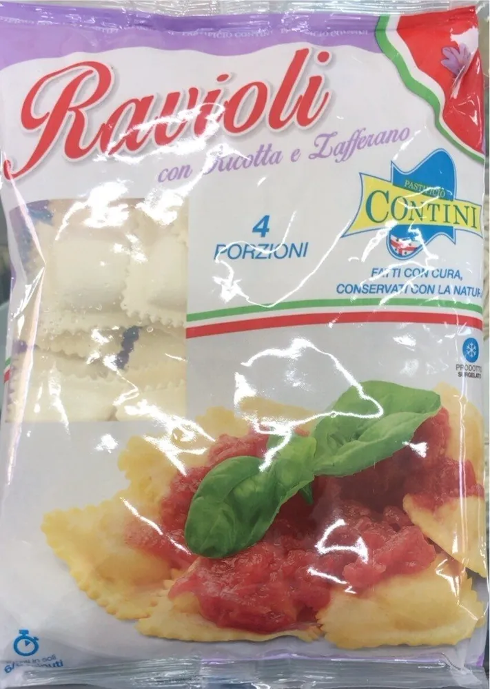 Ravioli con ricotta e spinaci