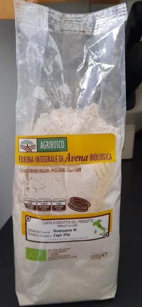 Farina integrale di avena biologica