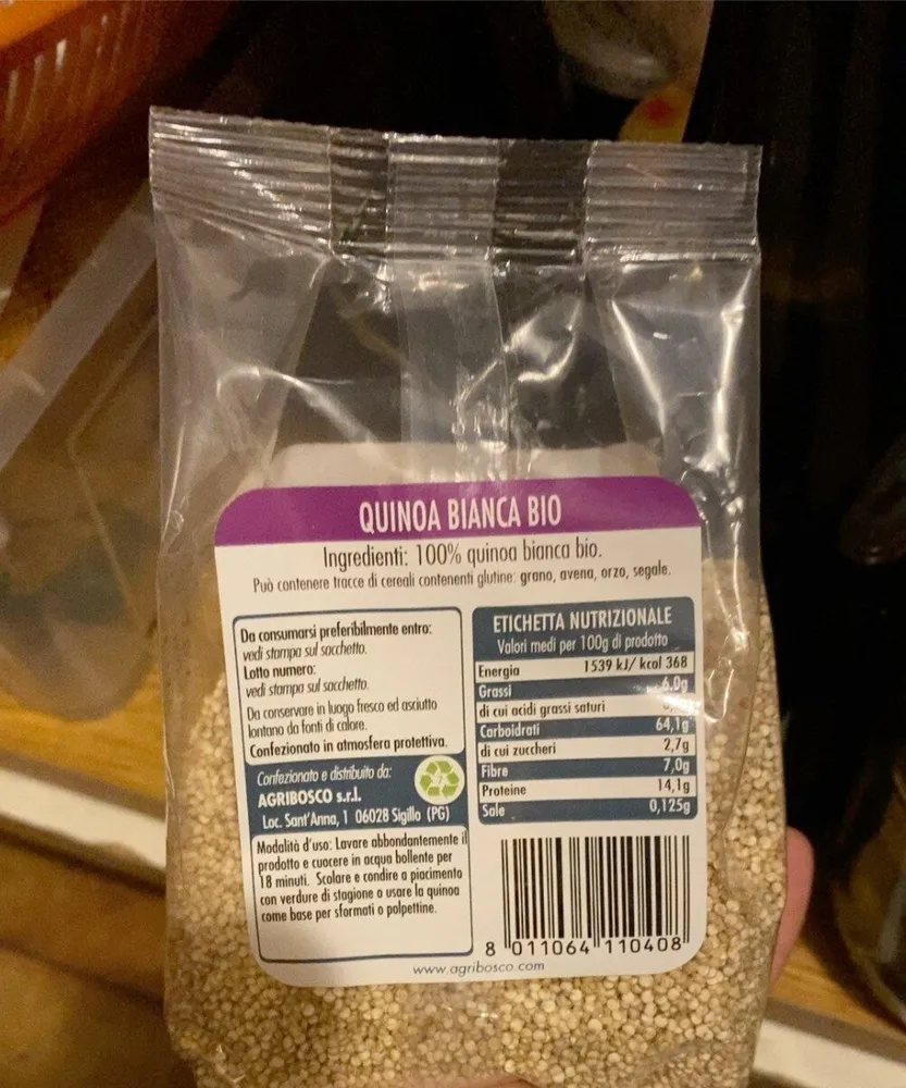 Quinoa bianca bio
