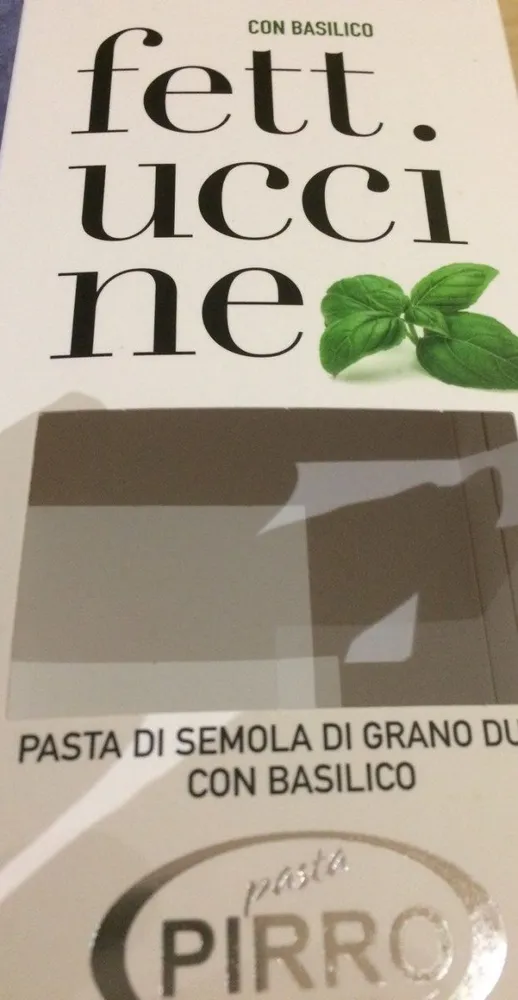 Fettucine con basilico