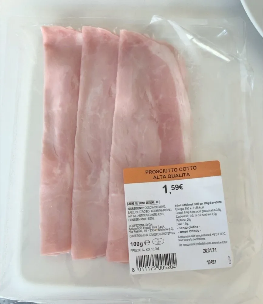 Prosciutto cotto
