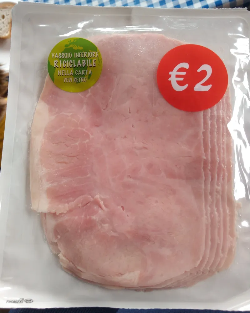 Prosciutto cotto scelto