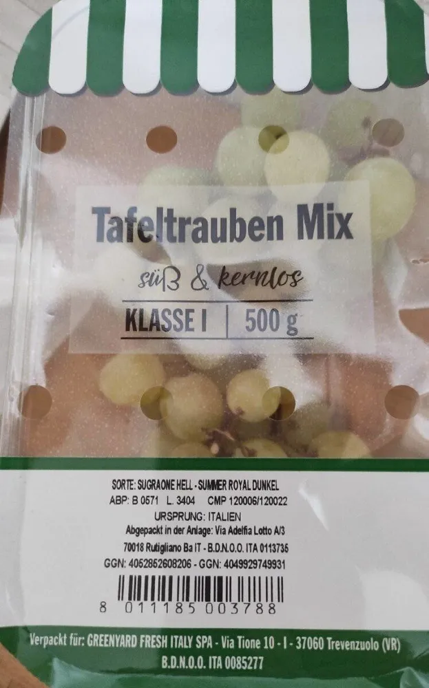 Tafeltrauben Mix Klasse 1 500g