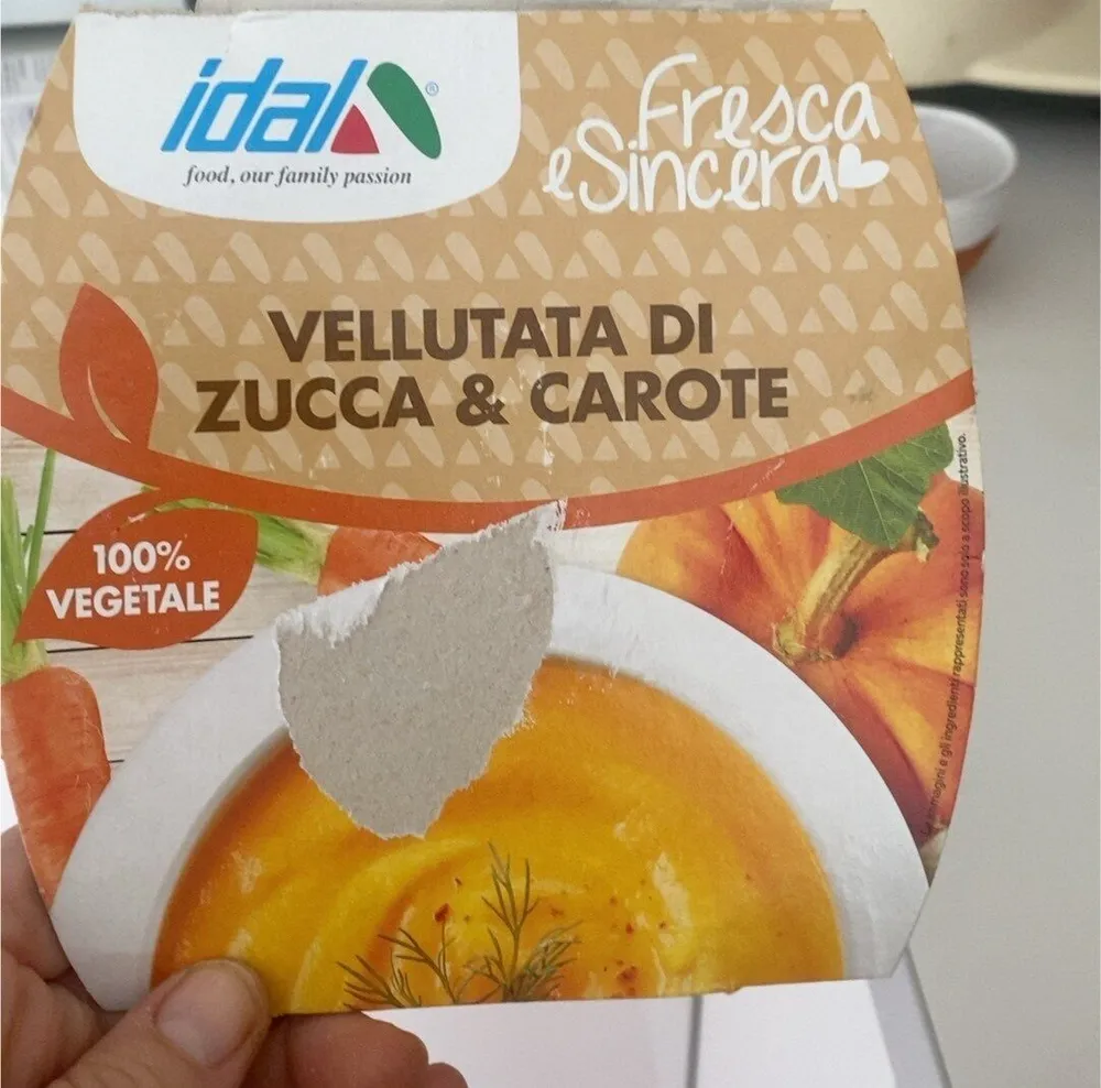 Vellutata di zucca e carote