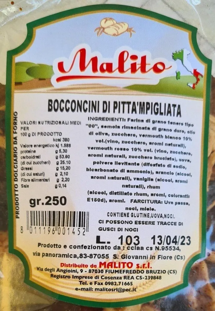 Bocconcini di pitta'mpigliata