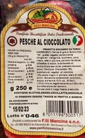pesche al cioccolato