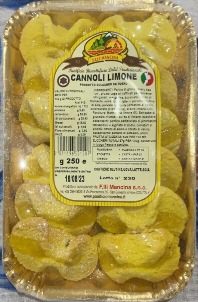 Cannoli Limone