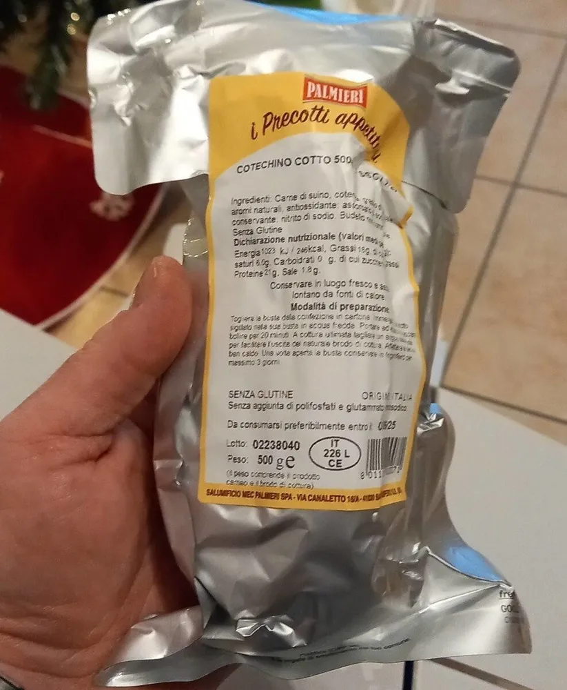 Cotechino cotto 500g