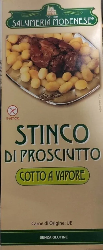 Stinco di prosciutto a vapore