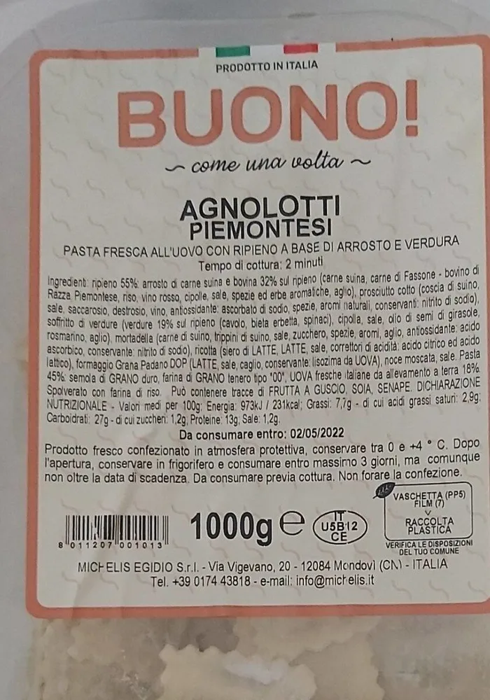 Agnolotti piemontesi