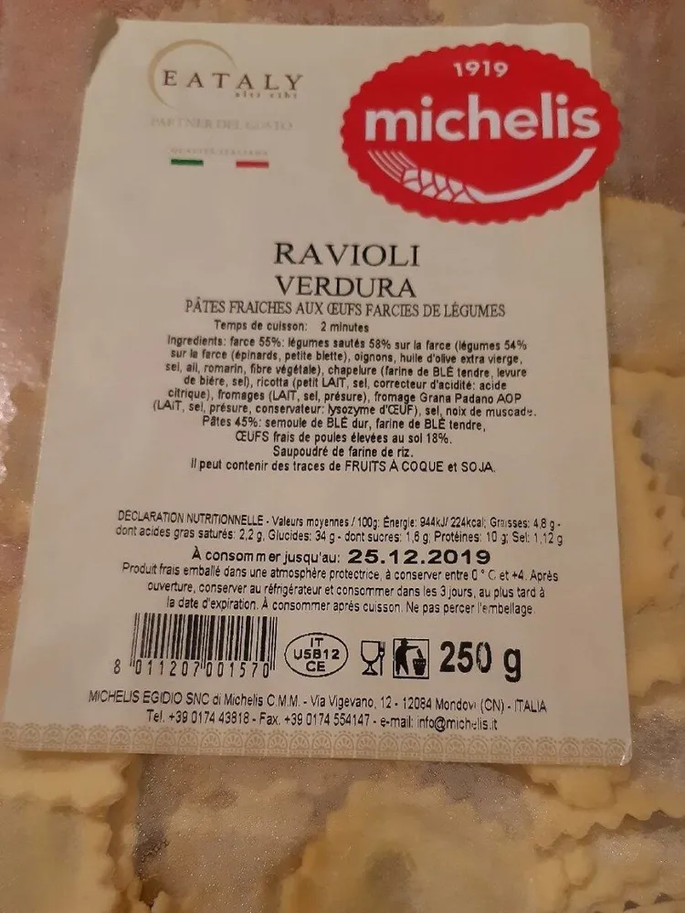 Ravioli verdura