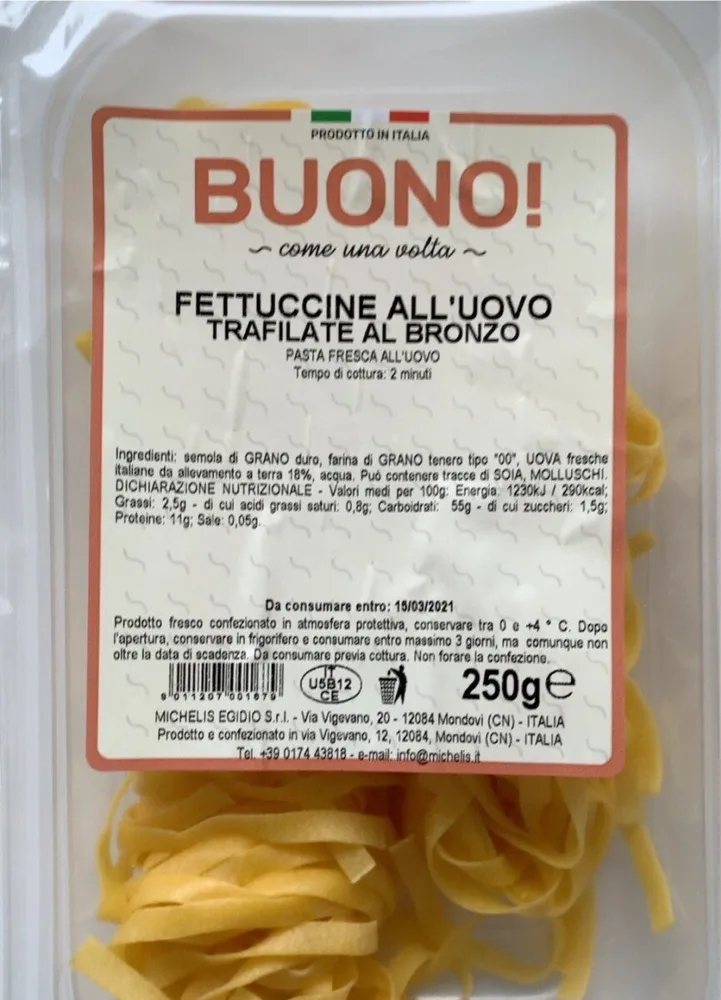 Fettuccine all’uovo