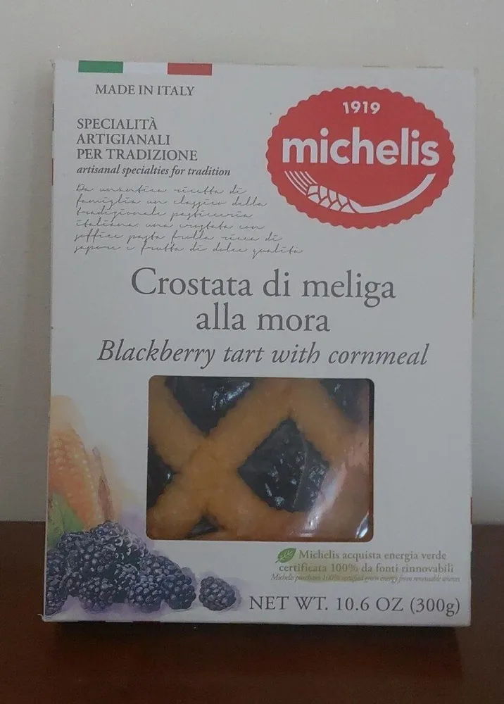 Crostata di meliga alla mora