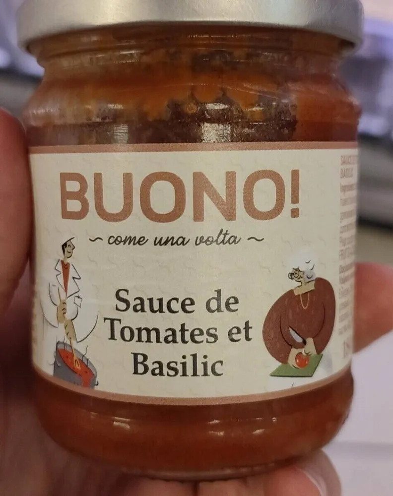 Sauce tomates et basilic