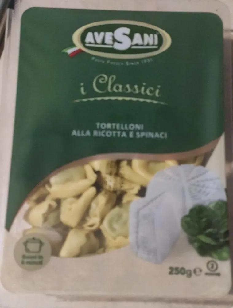 Tortelloni alla ricotta e spinaci