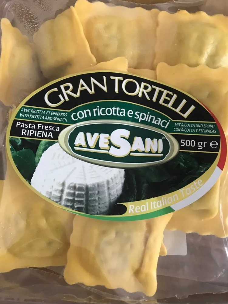 Raviolis frais epinards ricotta