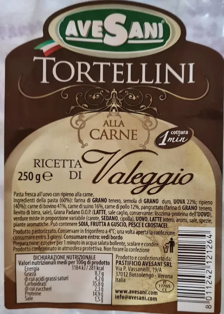 Tortellini alla carne ricetta Valeggio