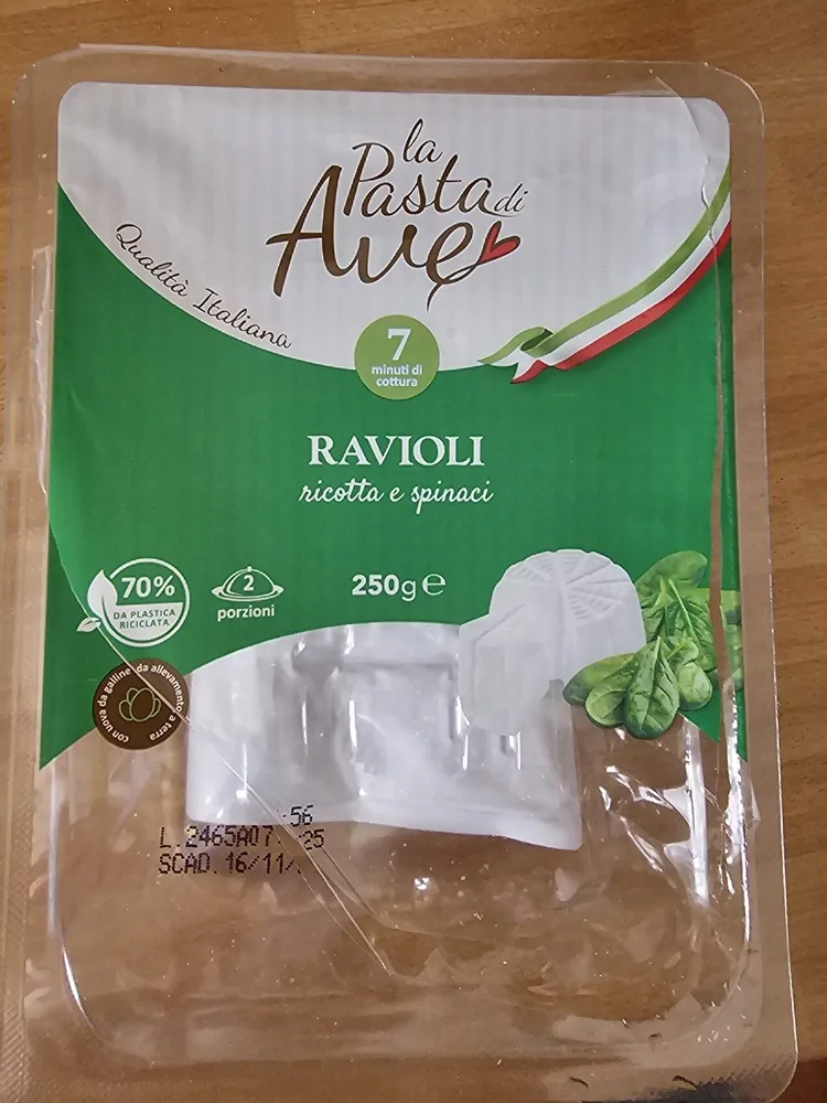 Ravioli Ricotta E Spinaci