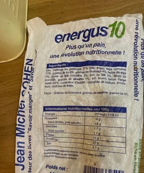 Pain energus 10