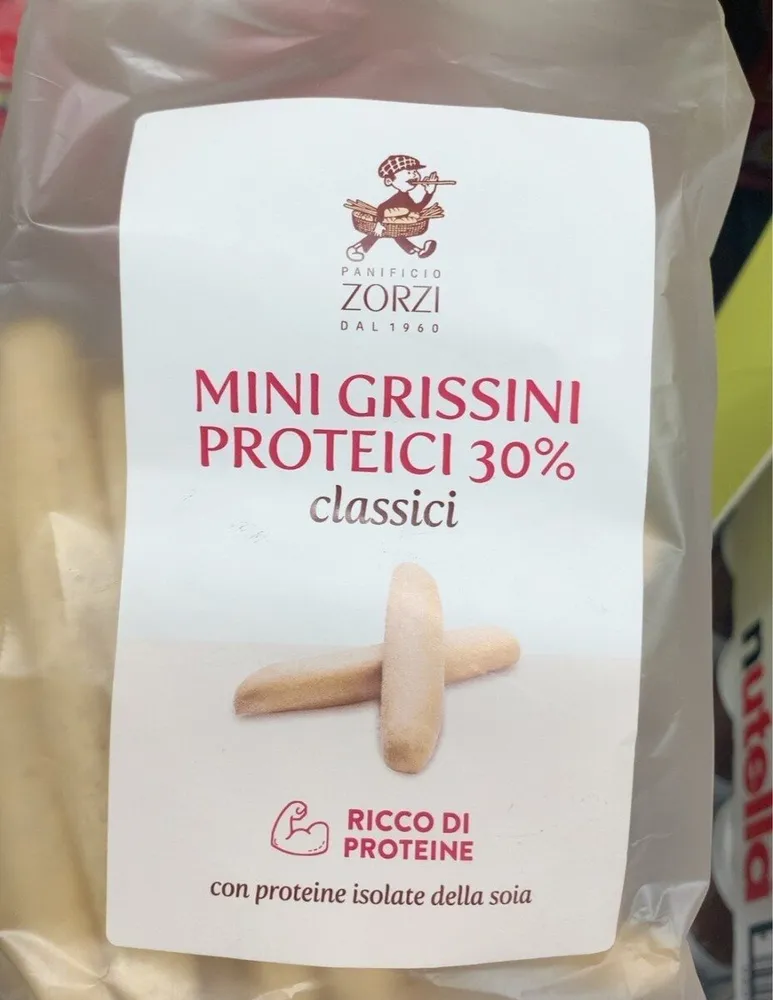 Mini grissini proteici