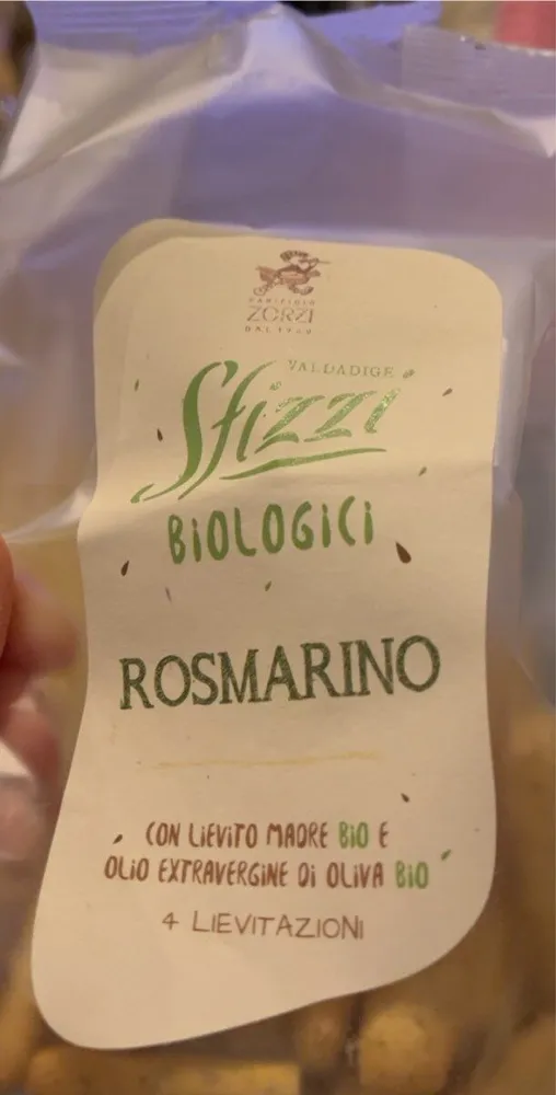 Sfizzi (gressins) bio romarin