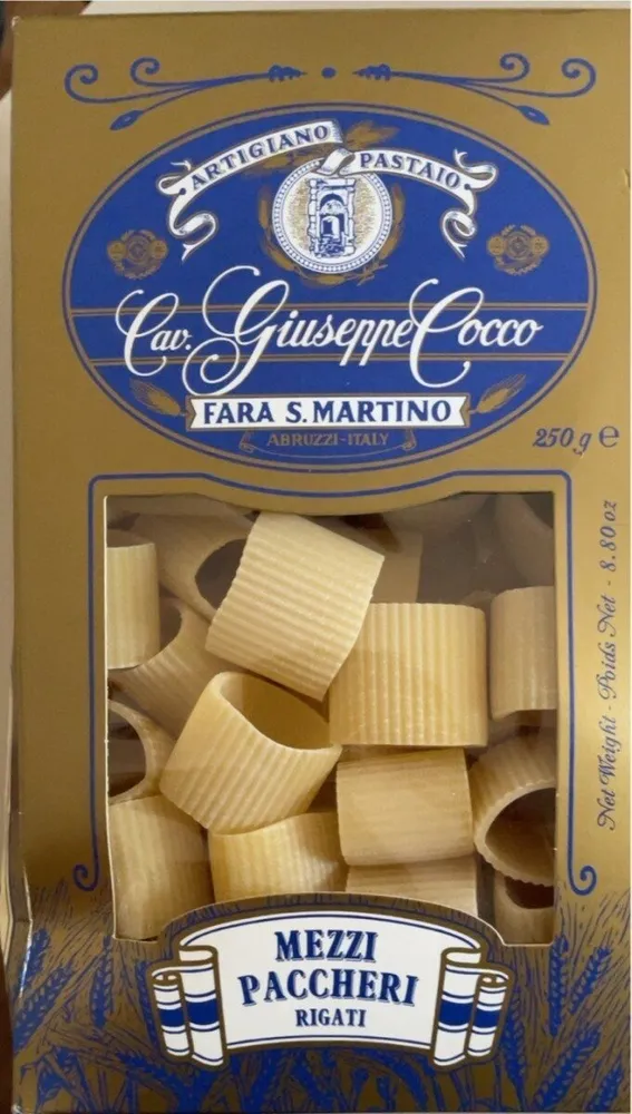 Mezzi paccheri rigati
