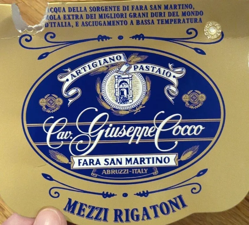 Mezzi rigatoni