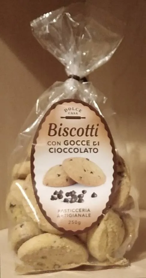 Biscotti con gocce di cioccolato