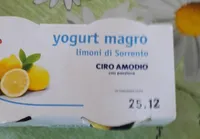 Yogurt magro limoni di Sorrento