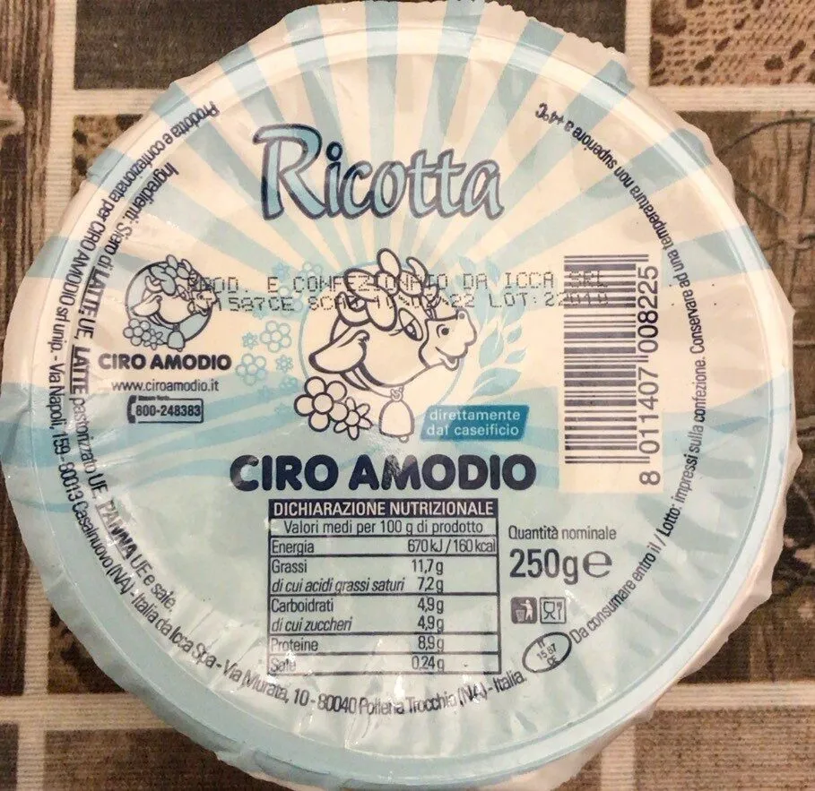 Ricotta Ciro Amodio