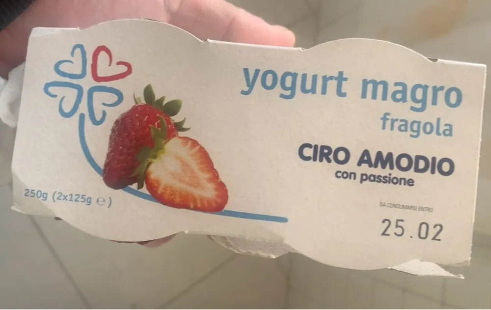 Yogurt magro fragola