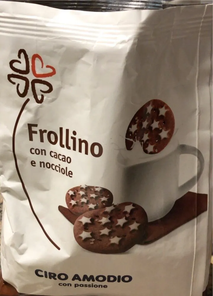 Frollino con cacao e nocciole