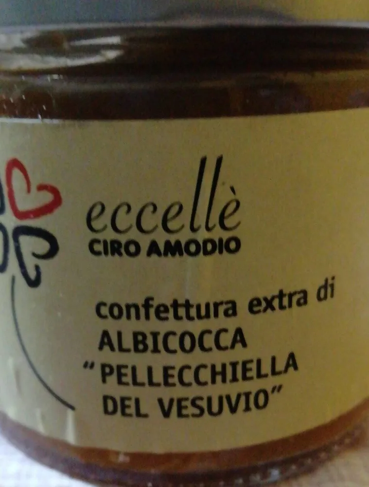 Confettura extra di albicocca pellecchiella del Vesuvio