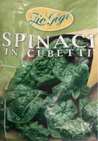 Spinaci in cubetti surgelati