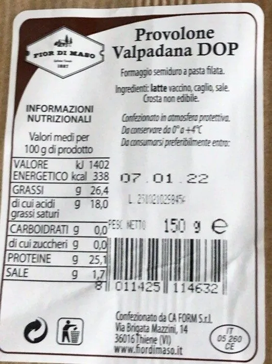 Provolone Valpadana DOP