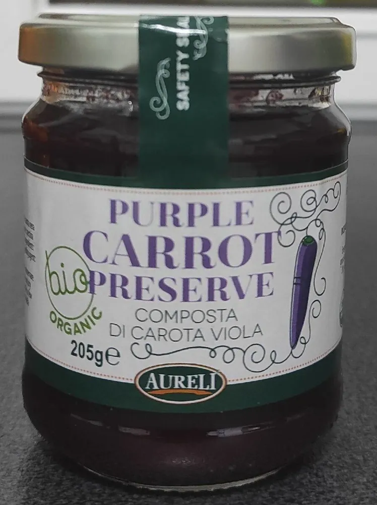 Purple Carrot Preserve Composta di carota viola