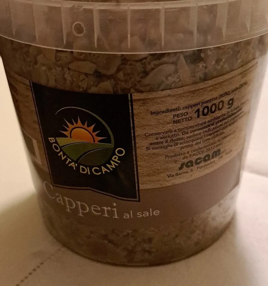 Capperi al sale bontà di campo