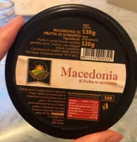 Macedonia di frutta in sciroppo