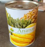 Ananas a fette in succo naturale