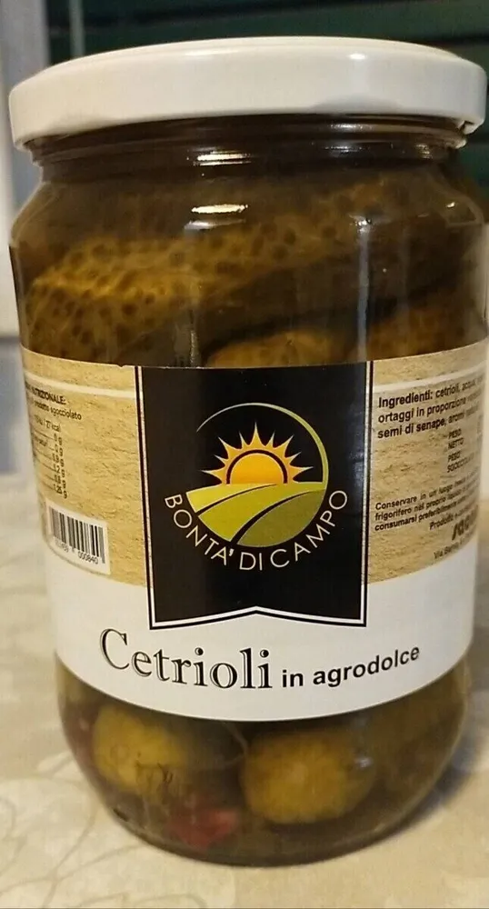 Cetrioli in agrodolce