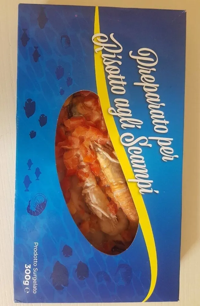 Preparato per risotto agli scampi