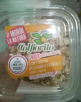 Snack con fiocchi di legumi e cereali