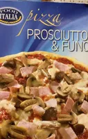 Pizza prosciutto e funghi