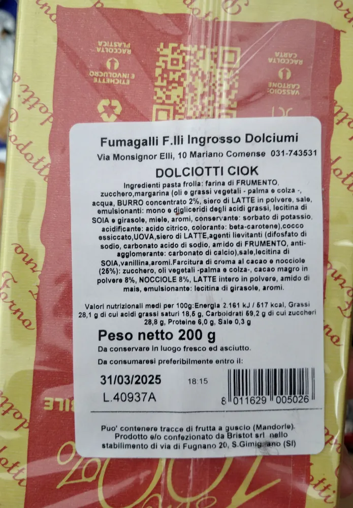 Dolciotti ciok